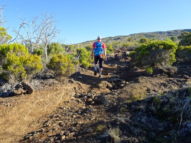 Le passage comporte surtout des pierres en plus ou moins grand nombre