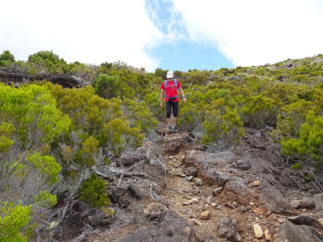 Le sentier est parfois très marqué