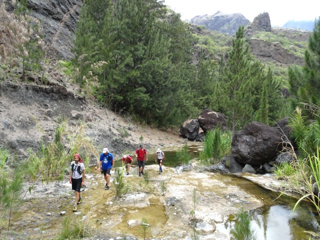 Les plaques du Bras d'Oussy marquant le point de demi-tour