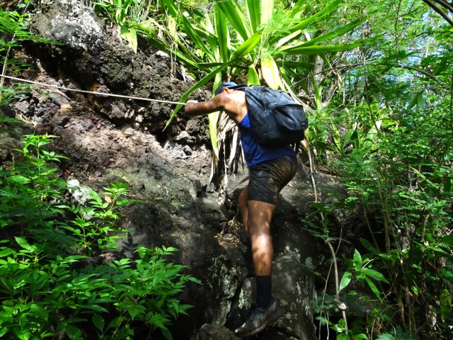 Nouvelle corde pour nouveau passage délicat