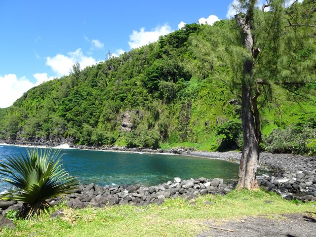 Il est possible de s'approcher assez près de l'anse aux eaux transparentes