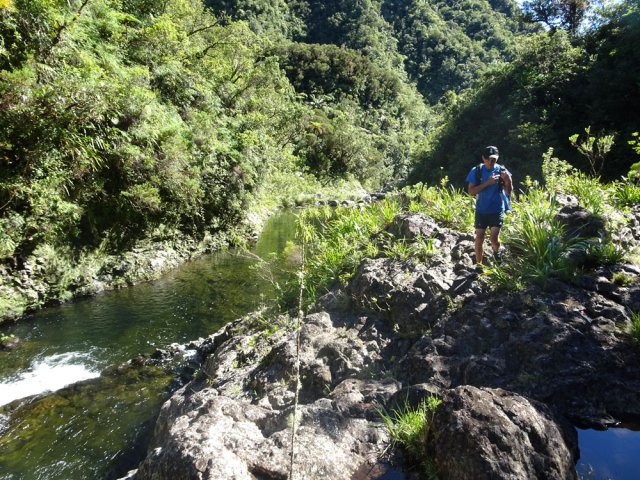 Marche assez aisée pour remonter vers l'amont