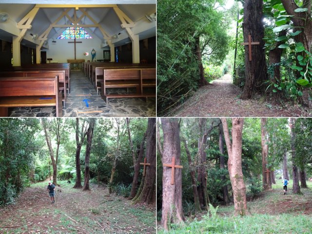 La chapelle et le chemin de croix du Piton de St-François