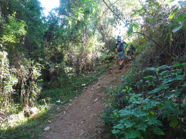 Débuter sur sentier facile qui comporte peu de montées
