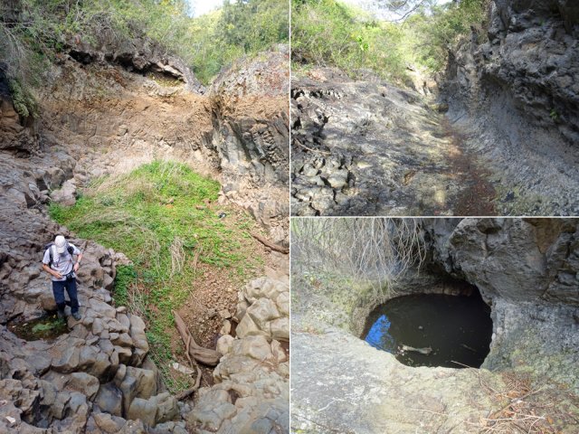 Le Bassin Michel dans son ensemble, le toboggan et son profond bassin
