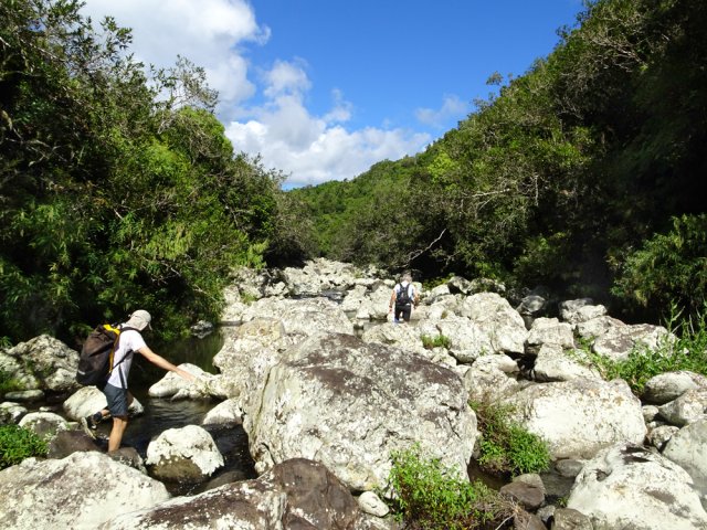 Il est aussi fréquent de marcher sur les gros blocs