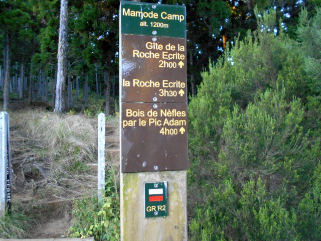 Sentier de la Roche Ecrite, fin symbolique de cette balade facile