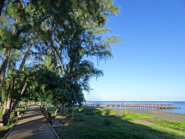 Arrivée à l'embarcadère