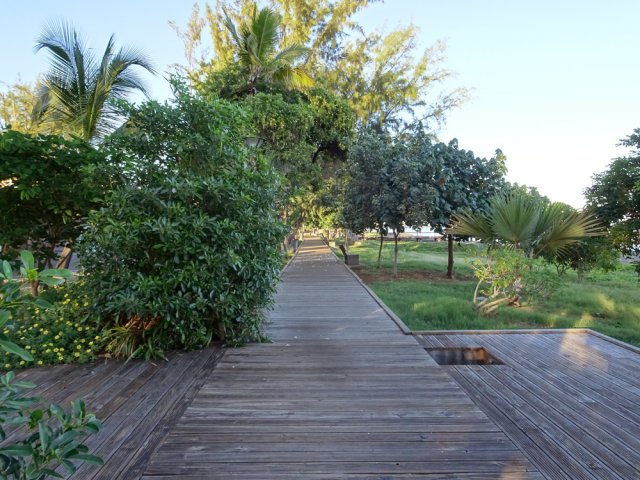 Le sol est totalement plat