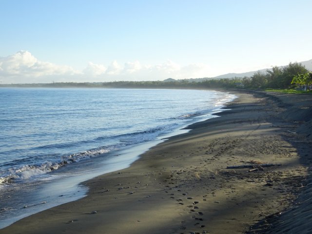 La plage nord vue du ponton