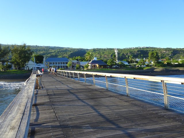 La ville vue du ponton