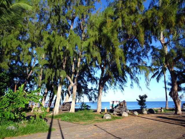 On rencontre beaucoup de canons tout au long du circuit