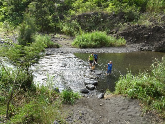 Ne pas avoir peur de mouiller les chaussures dès le premier gué