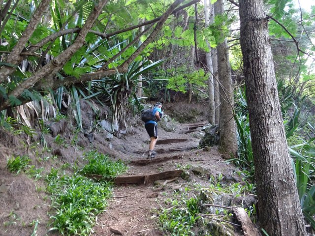 La dernière pente de la journée avant Bord Bazar