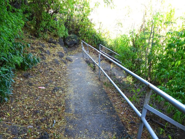 Début de la descente vers la grande chapelle