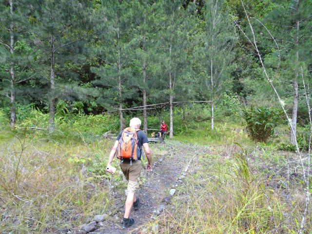 Ne pas manquer l'aire de repos qui servira de repère avant la montée