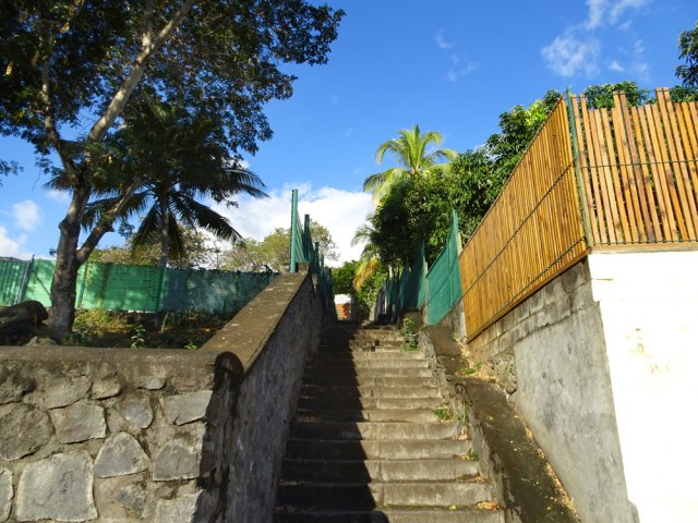 L'escalier menant au Parc de Saint-Laurent