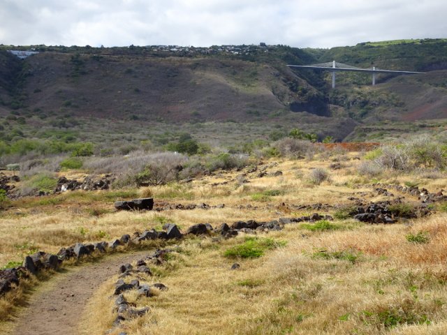 Point de vue sur la Ravine des Trois Bassins en regagnant le parking