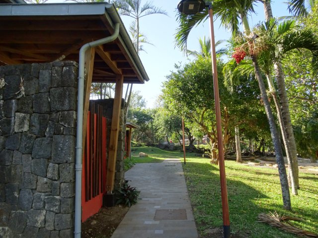 D'autres toilettes sous les arbres