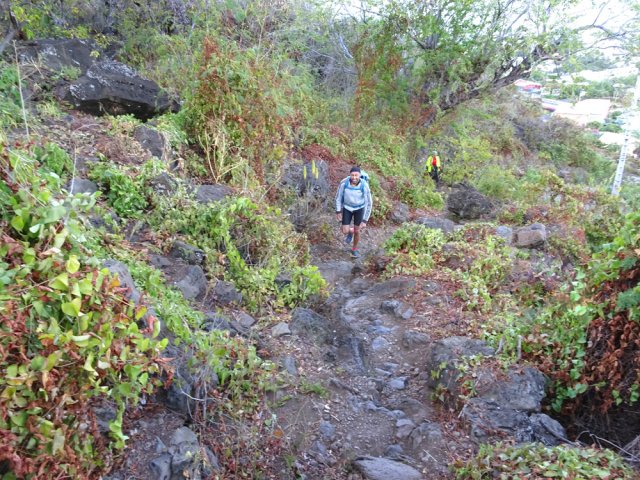 Début de la première boucle par le sentier de Grand Étang