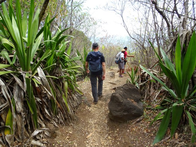 Poursuite de la descente entre chocas et cassis