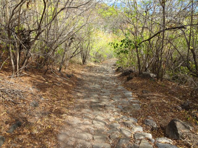La fin de la descente est encore très bien conservée