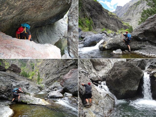 Hormis cette escalade d'un mètre, la montée est peu sportive