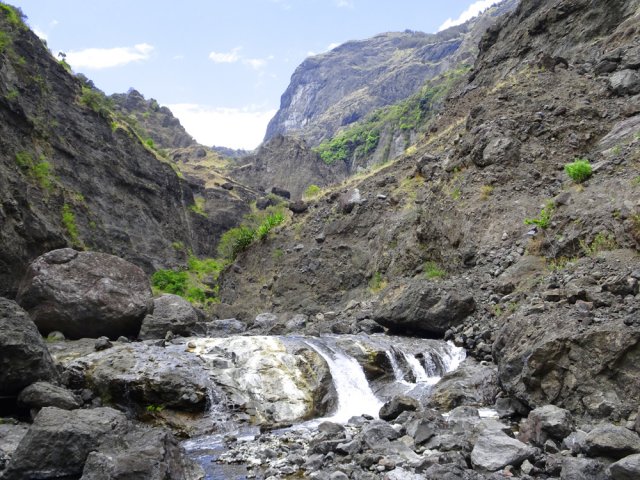 La végétation diminue en fin de montée