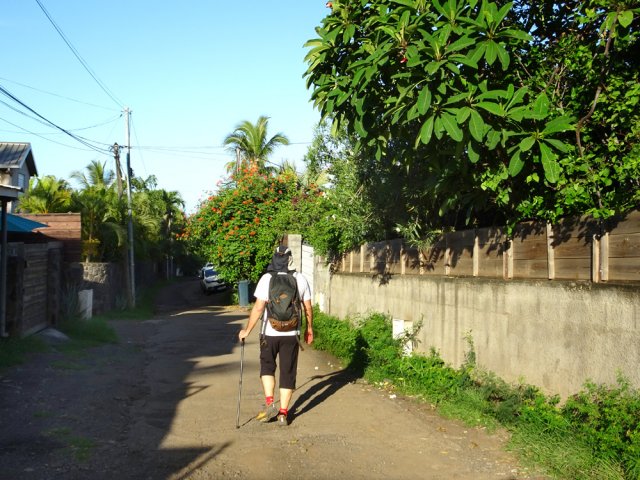Profiter des abords fleuris pour cette traversée urbaine de courte durée