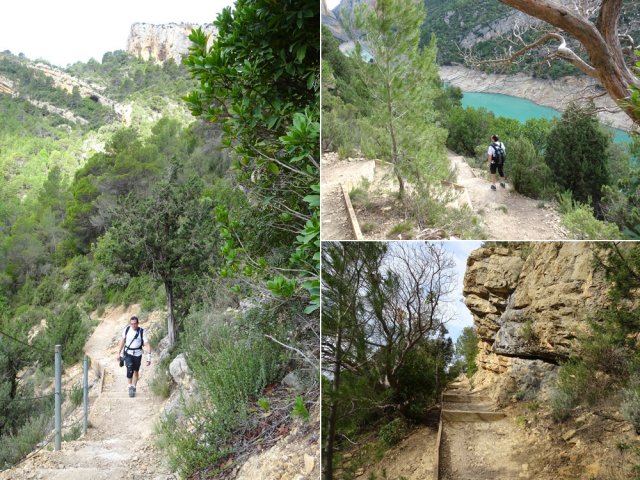 Agréable randonnée pour rejoindre la seconde falaise