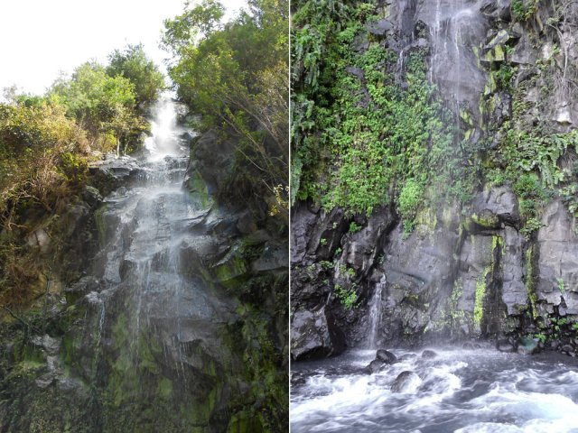 La haute chute est rarement impressionnante