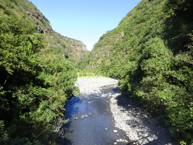 Aperçu du trajet effectué avant de poursuivre vers l'amont