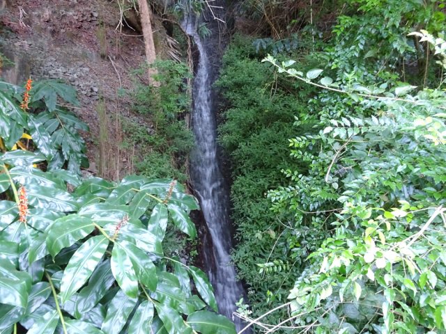 Quelques petites chutes artificielles durant la descente