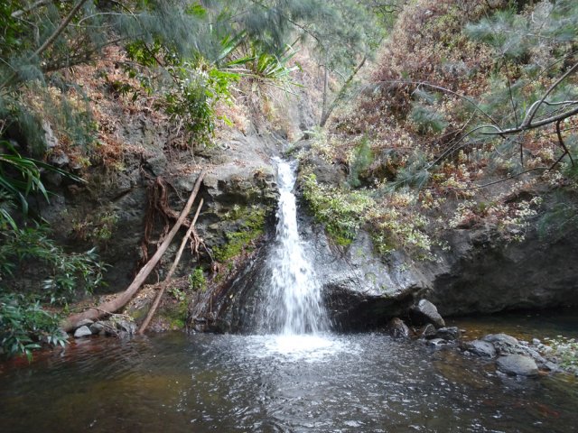 On parvient rapidement à la Ravine Raisin et son ascenseur à braco !