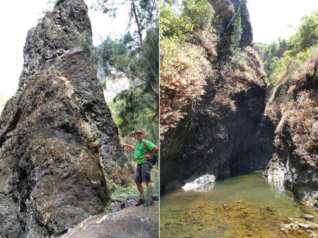 Passage impossible dans le bras à cette dent. Contourner par la droite