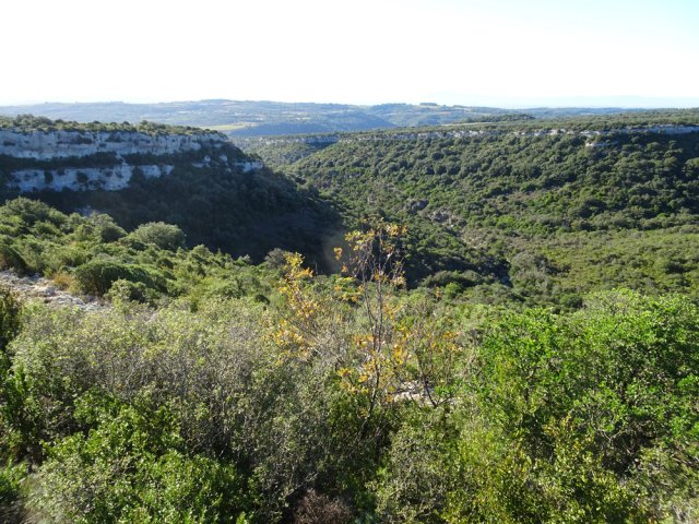 Panorama depuis le point de vue en fin de piste