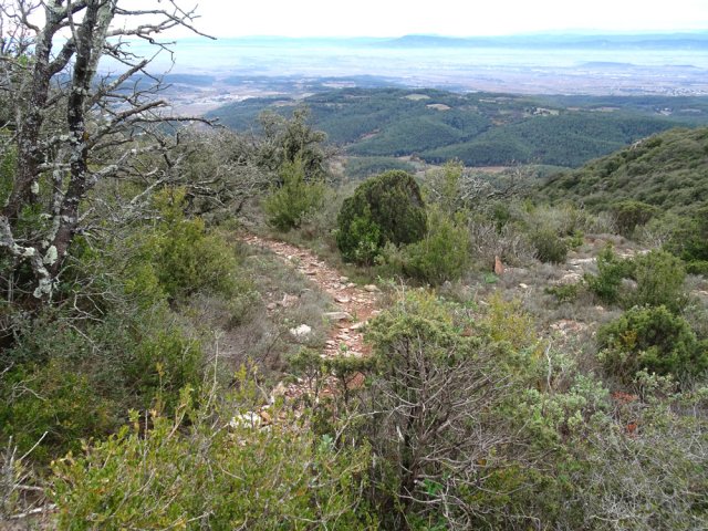 Une bonne partie de la descente s'effectuera désormais sur des sentiers