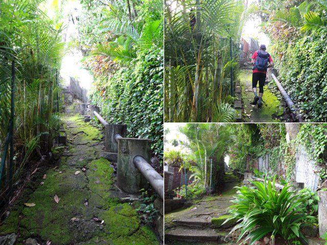 Ne pas manquer la ruelle qui évite une partie de la RD4