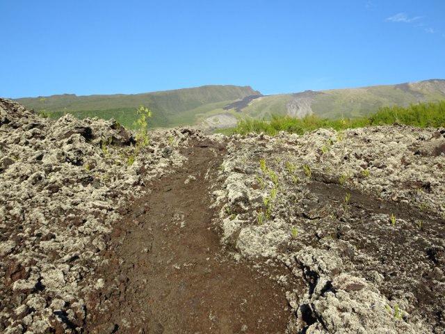 Sentier très bien marqué, surtout dans les premières centaines de mètres