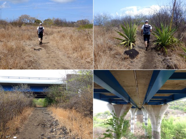 La vaste savane entre le golf et Moulin Kader