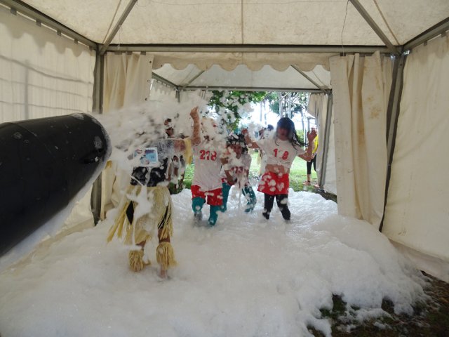 L'épreuve du canon à mousse