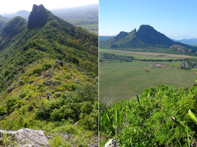 La jonction est facile après le passage rocheux