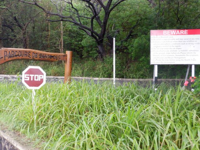 Début de la montée vers le Signal par le parcours sportif