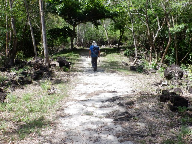 Rare portion sans pavage de lave