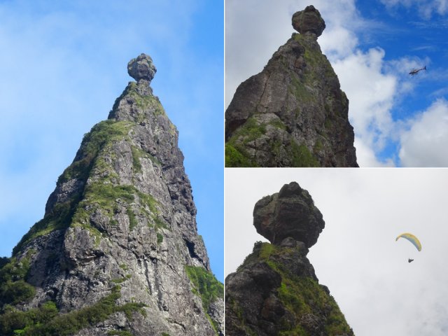 Tout le monde veut s'approcher du rocher caractéristique