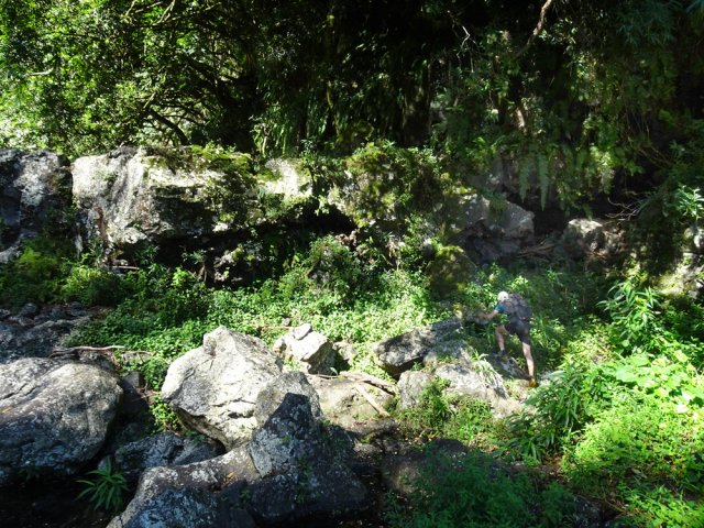 Celui-ci semble se situer en rive gauche