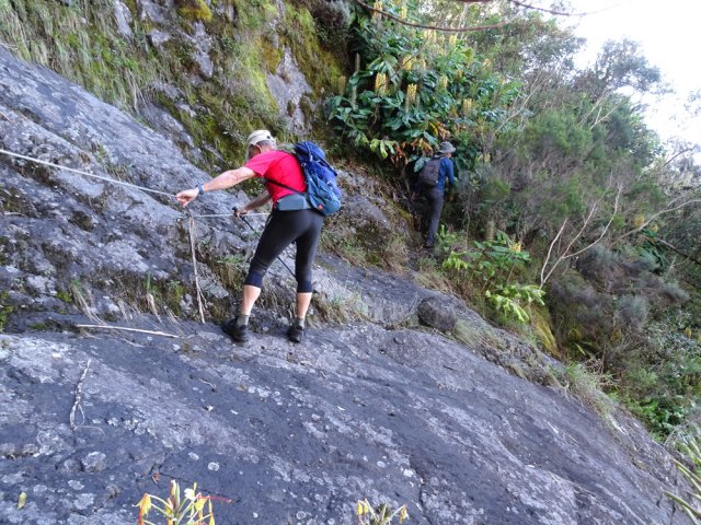 Gare à la glissade par temps humide