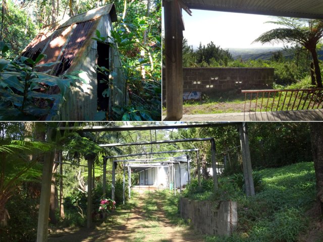 Le vieil alambic n'est plus dans son abri et la case n'est plus habitée à l'année