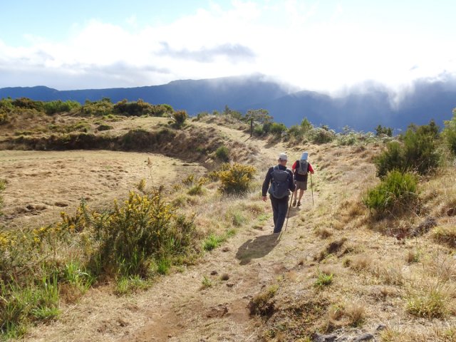 Le "rond-point" situé à la fin de la piste Tête Dure