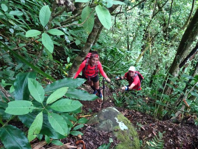 C'est reparti pour des pentes de plus en plus techniques